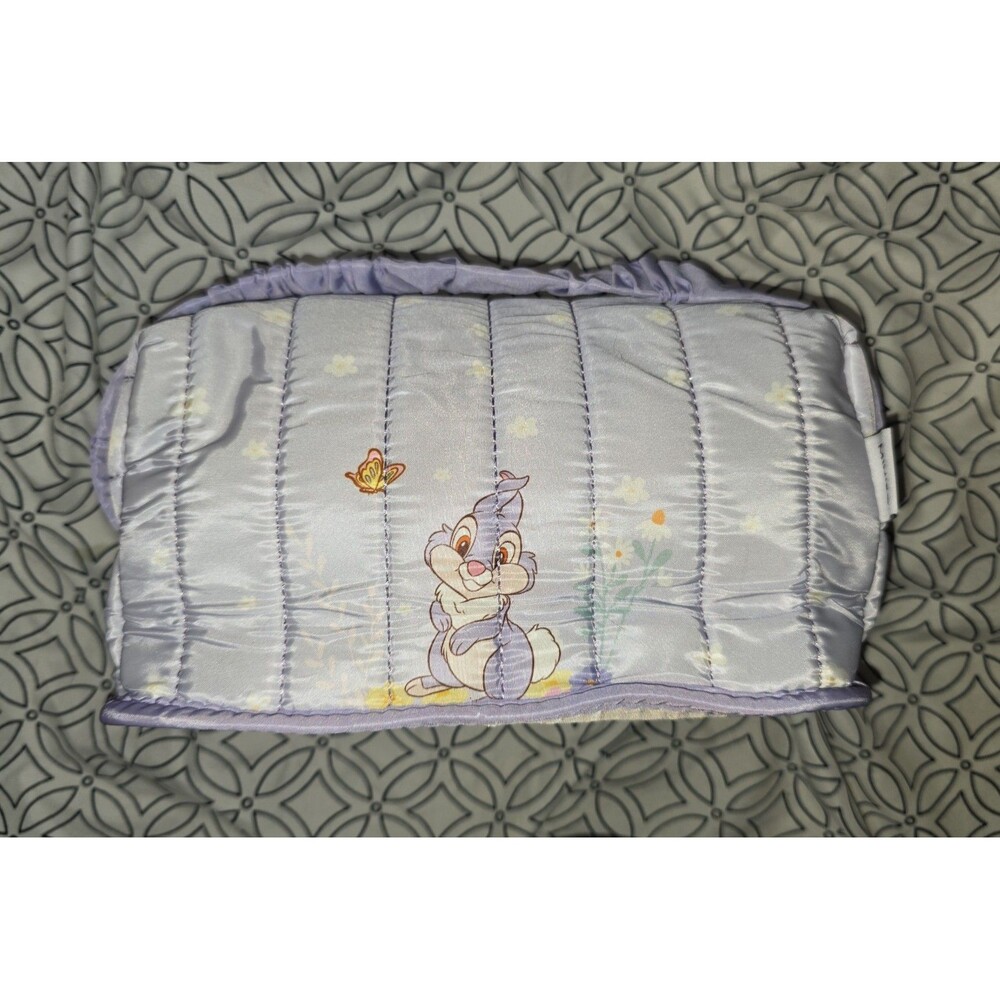 NWOT Disney miniso Bambi Thumper  cosmetic makeup purse bag tote!